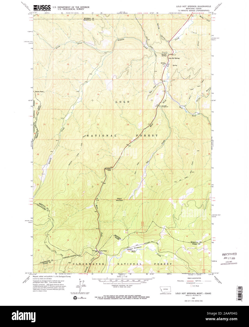 Map of lolo montana Cut Out Stock Images & Pictures Alamy