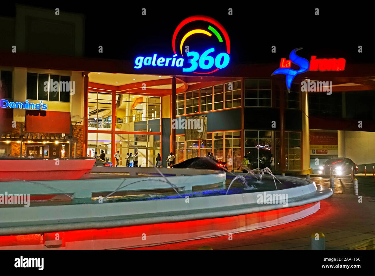Galeria 360 shopping plaza in Santo Domingo Dominican Republic Stock Photo