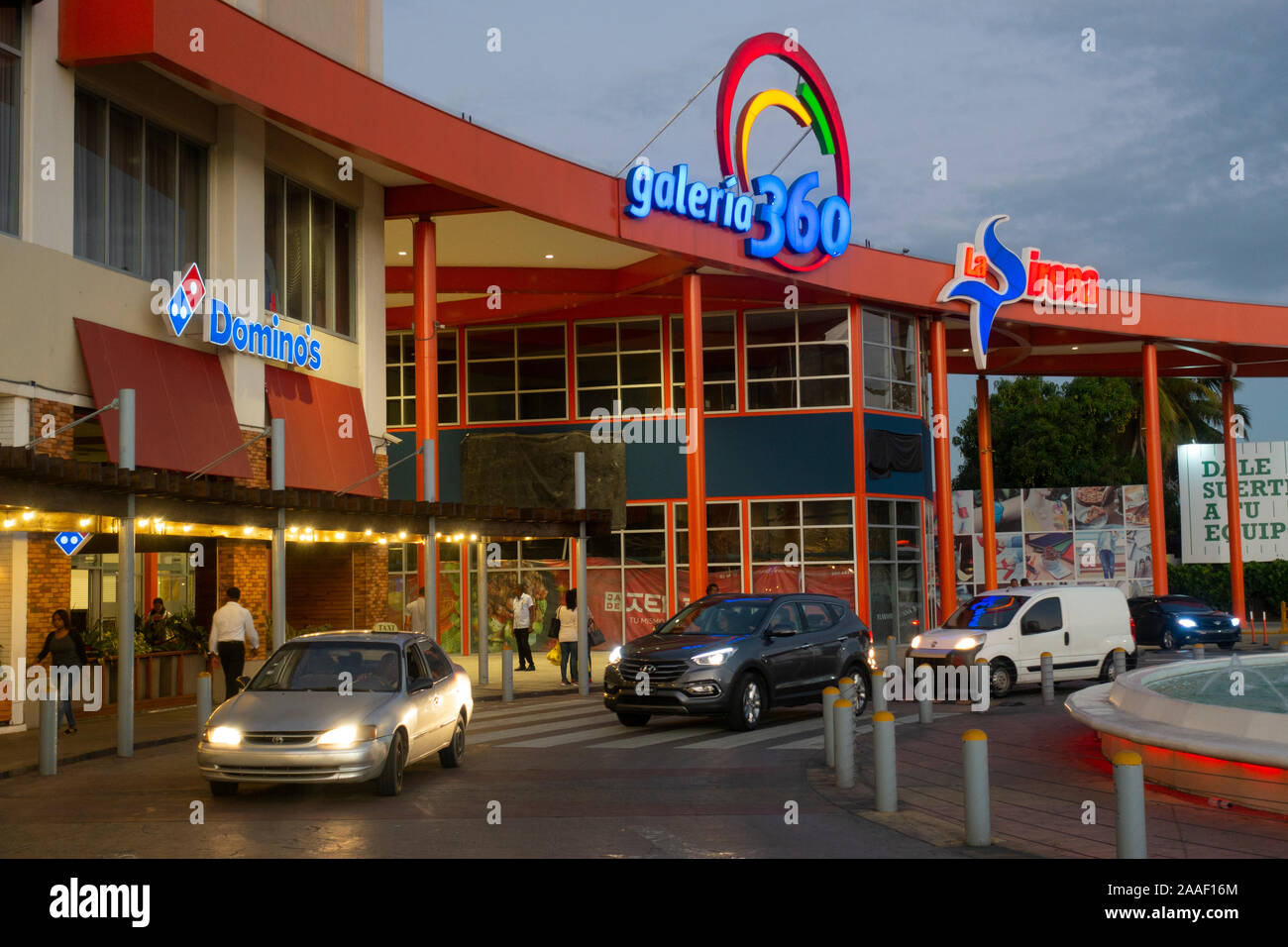 Galeria 360 shopping plaza in Santo Domingo Dominican Republic Stock Photo