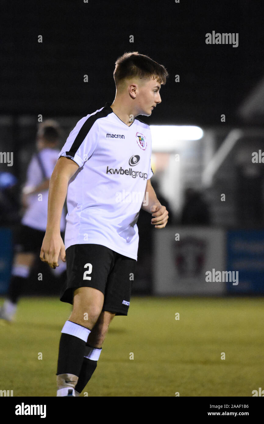 Ethan Taylor for Cinderford playing against Swindon Supermarine fc Swindon November 2019 Stock Photo