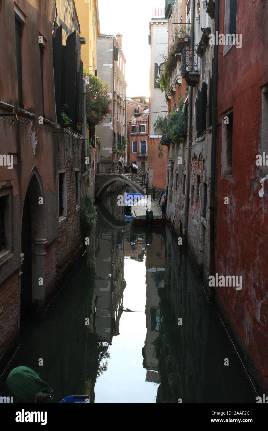 Water ways in Venice, Italy Stock Photo