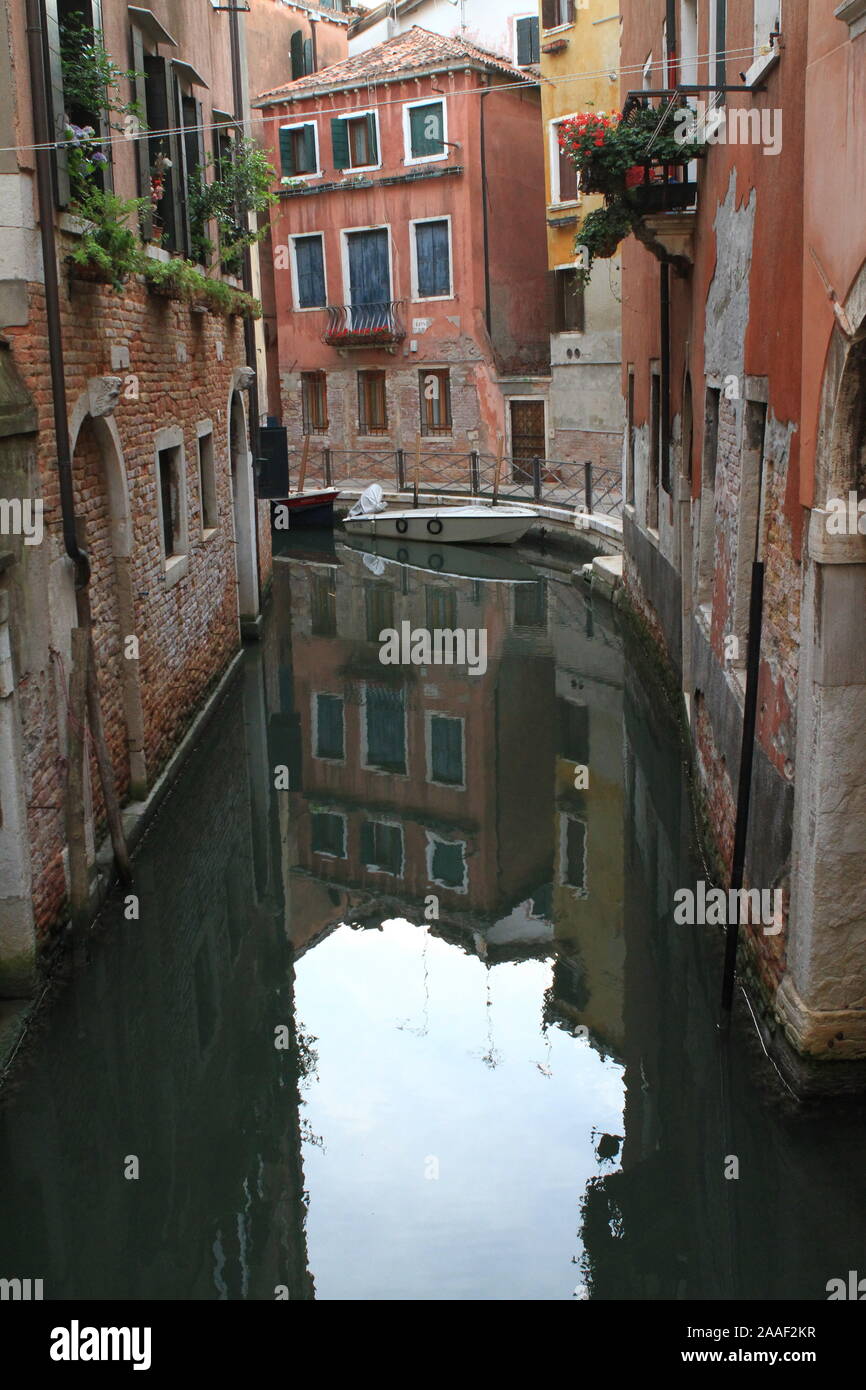 Water ways in Venice, Italy Stock Photo