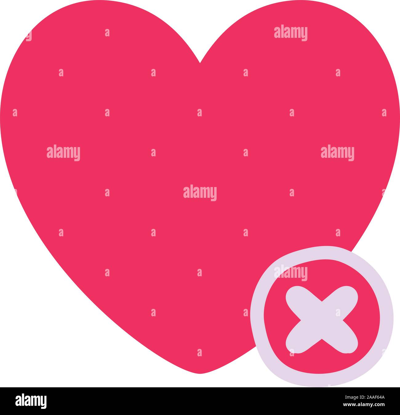 Isolated heart shape vector design Stock Vector Image & Art - Alamy