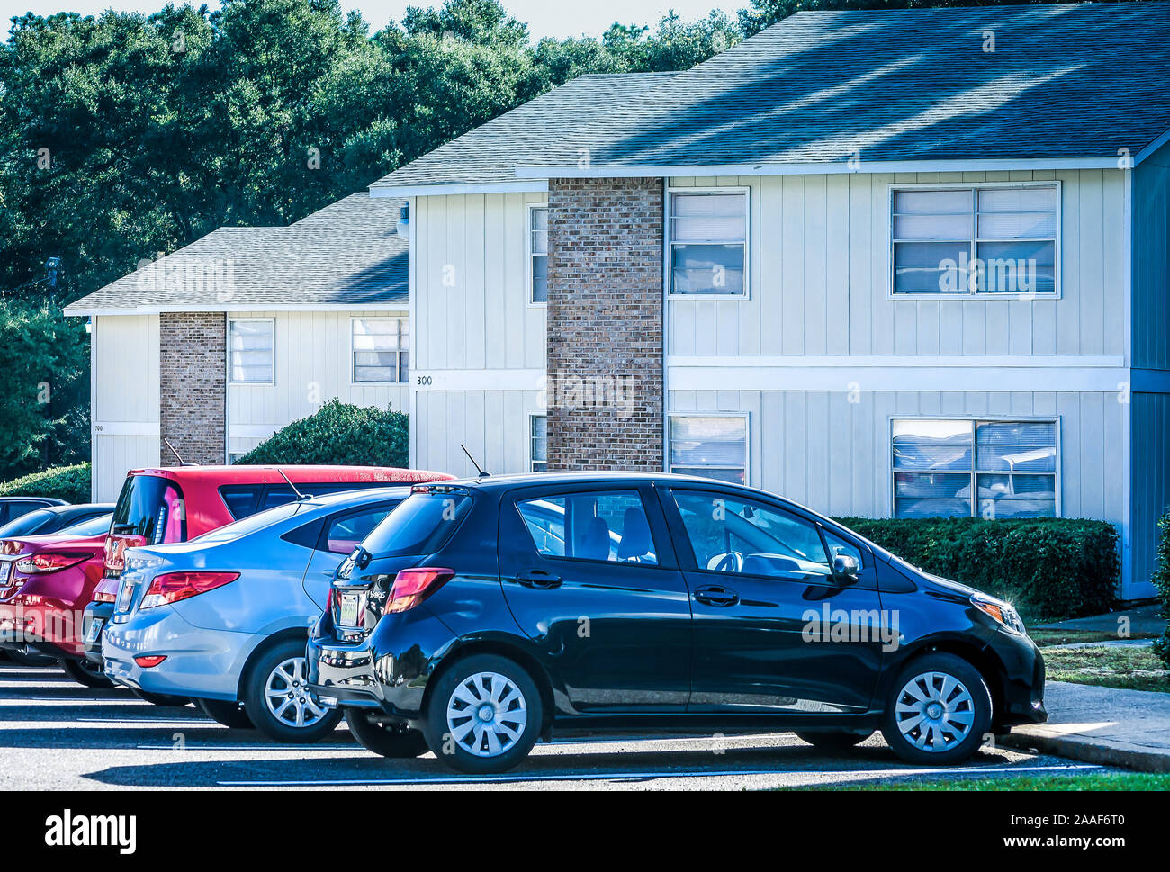 Apartment buildings at Four Seasons apartments are pictured in Mobile