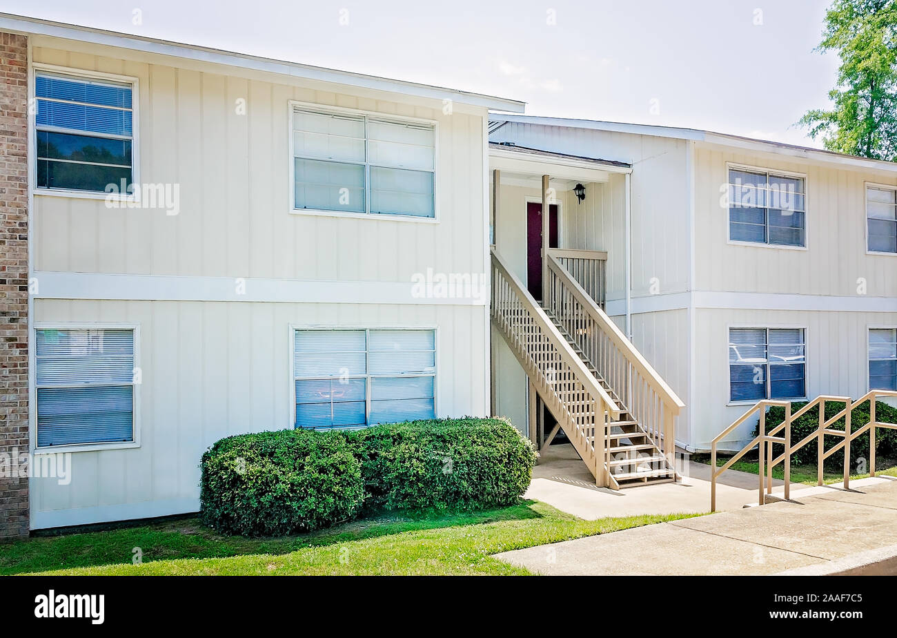 Apartment buildings at Four Seasons apartments are pictured in Mobile