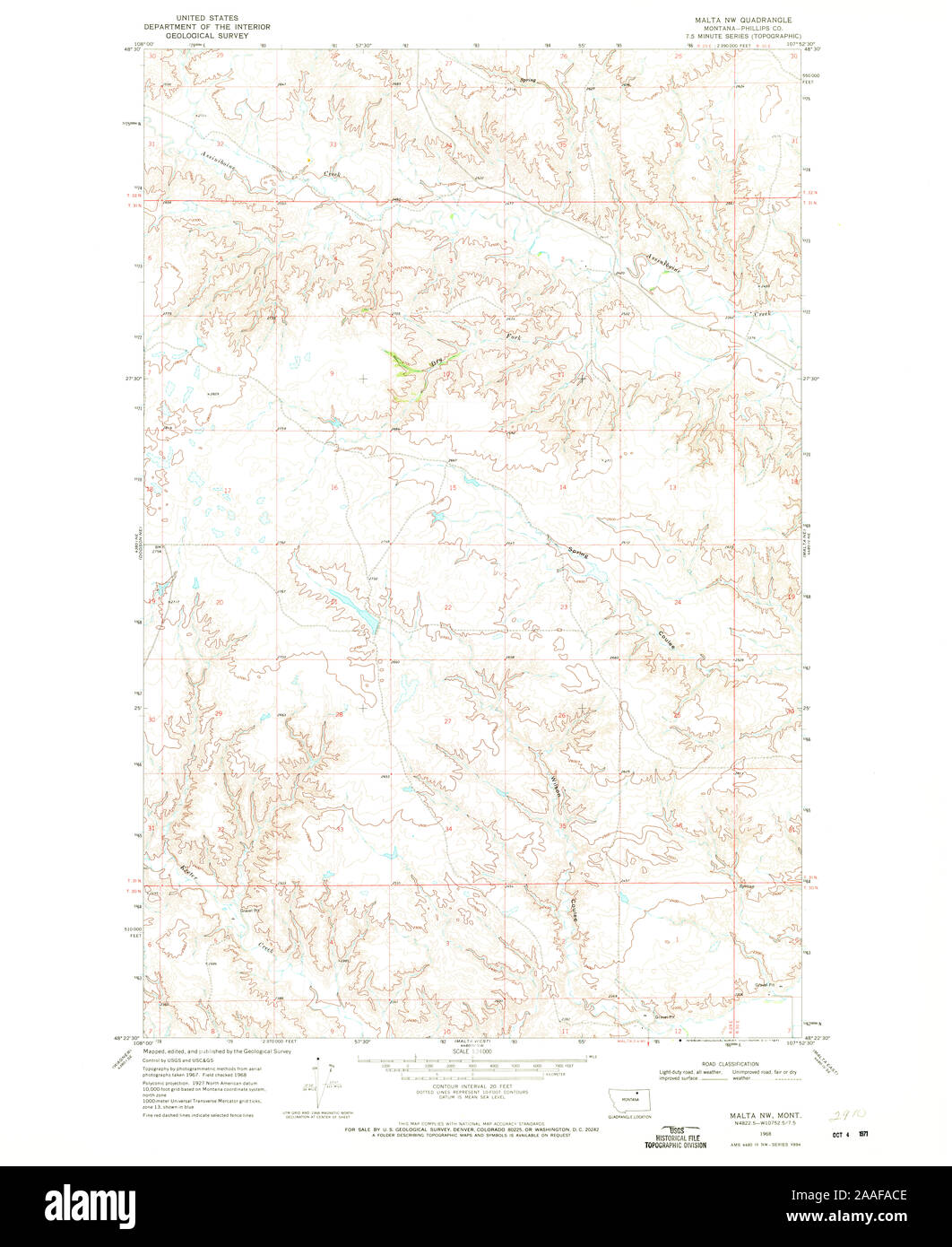 Map of malta montana hi-res stock photography and images - Alamy