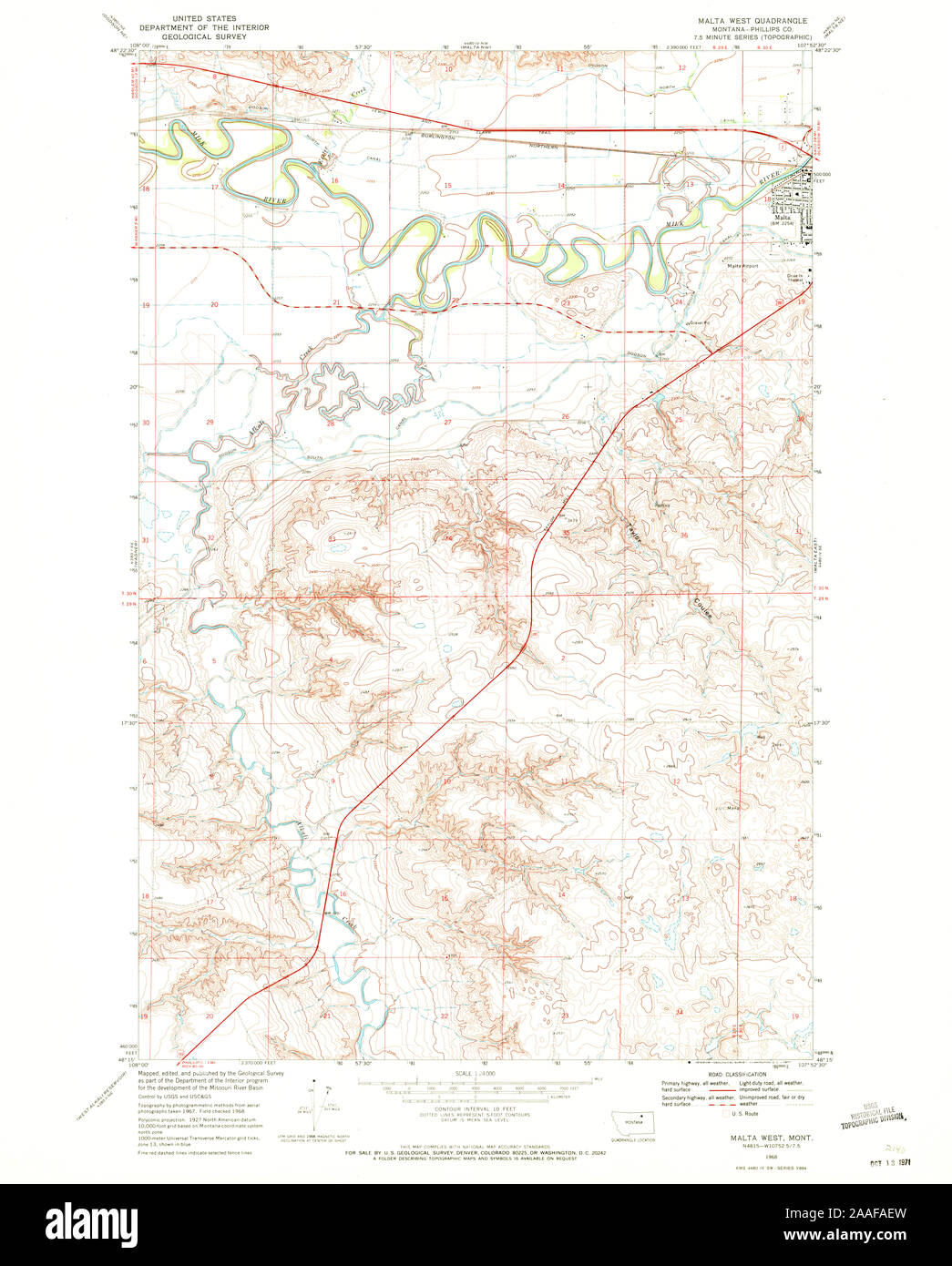 Map of malta montana hires stock photography and images Alamy