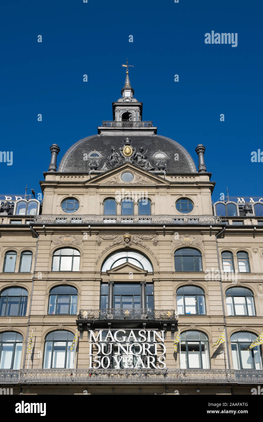 The Magasin Du Nord, a department store designed by Albert Jensen In Copenhagen, Denmark Stock Photo