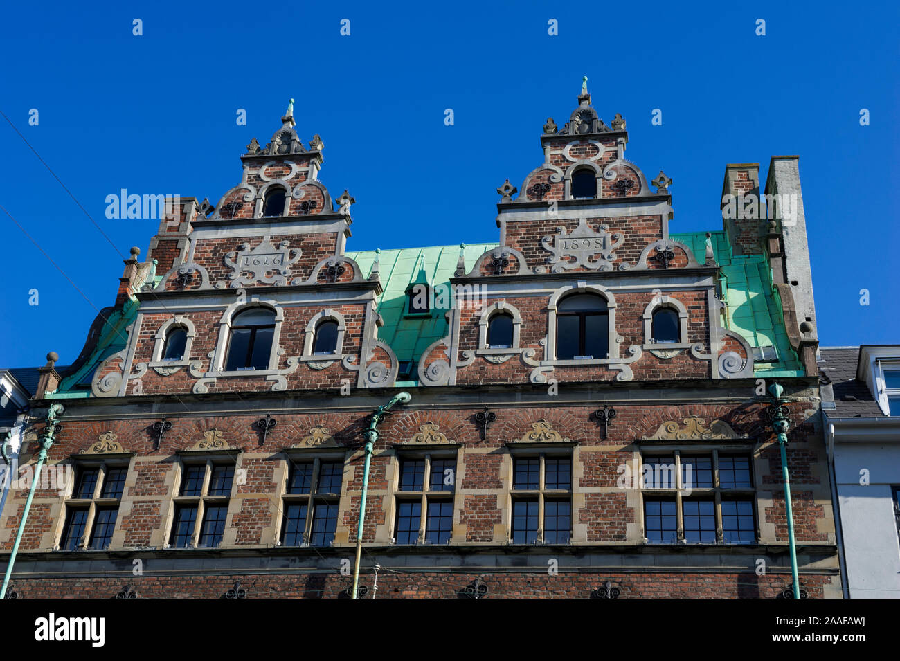 Royal Copenhagen Porcelain building on Stroget street, Copenhagen, Denmark Stock Photo