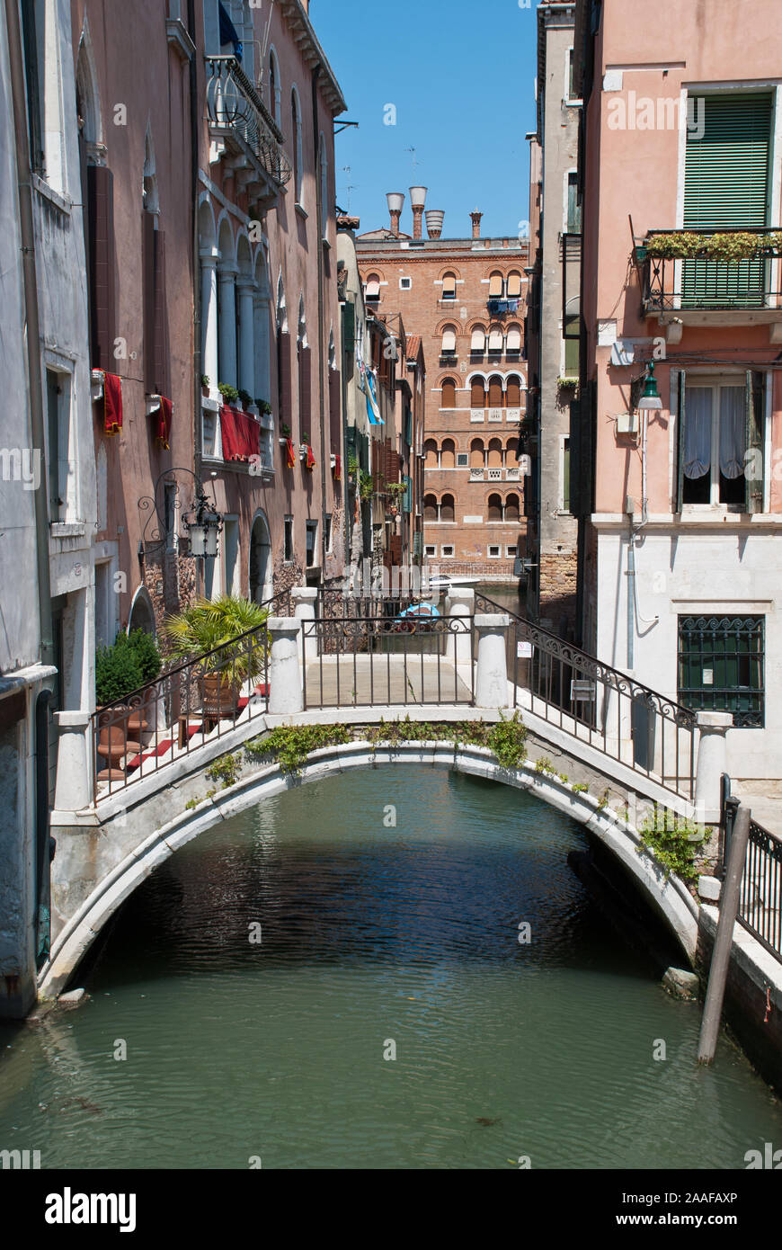 Venice, Italy. Beautiful bridge at Campo Sant'Angelo in San Marco