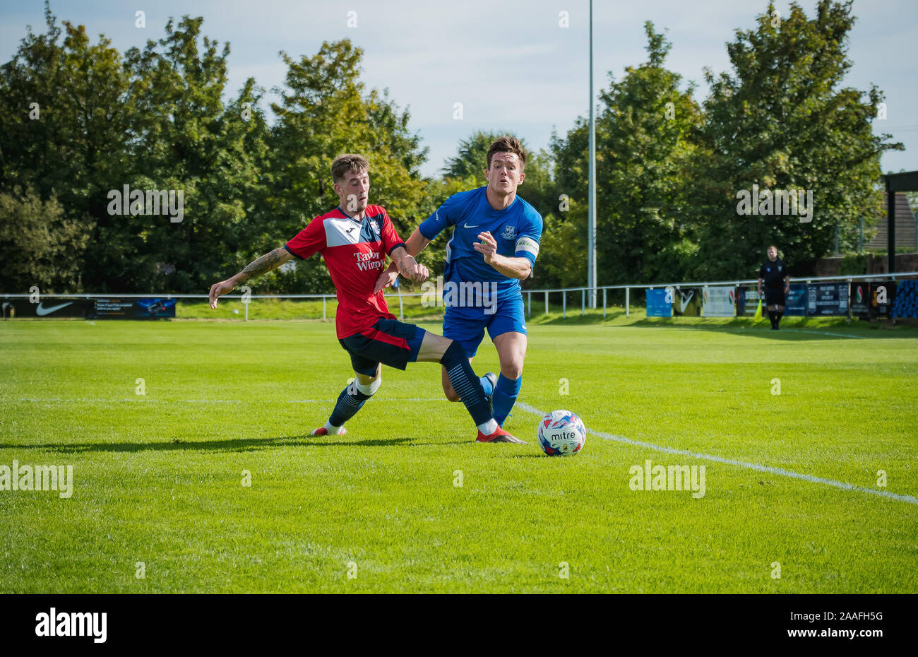 Rylands V Rossington Fa Vase Football Match Stock Photo