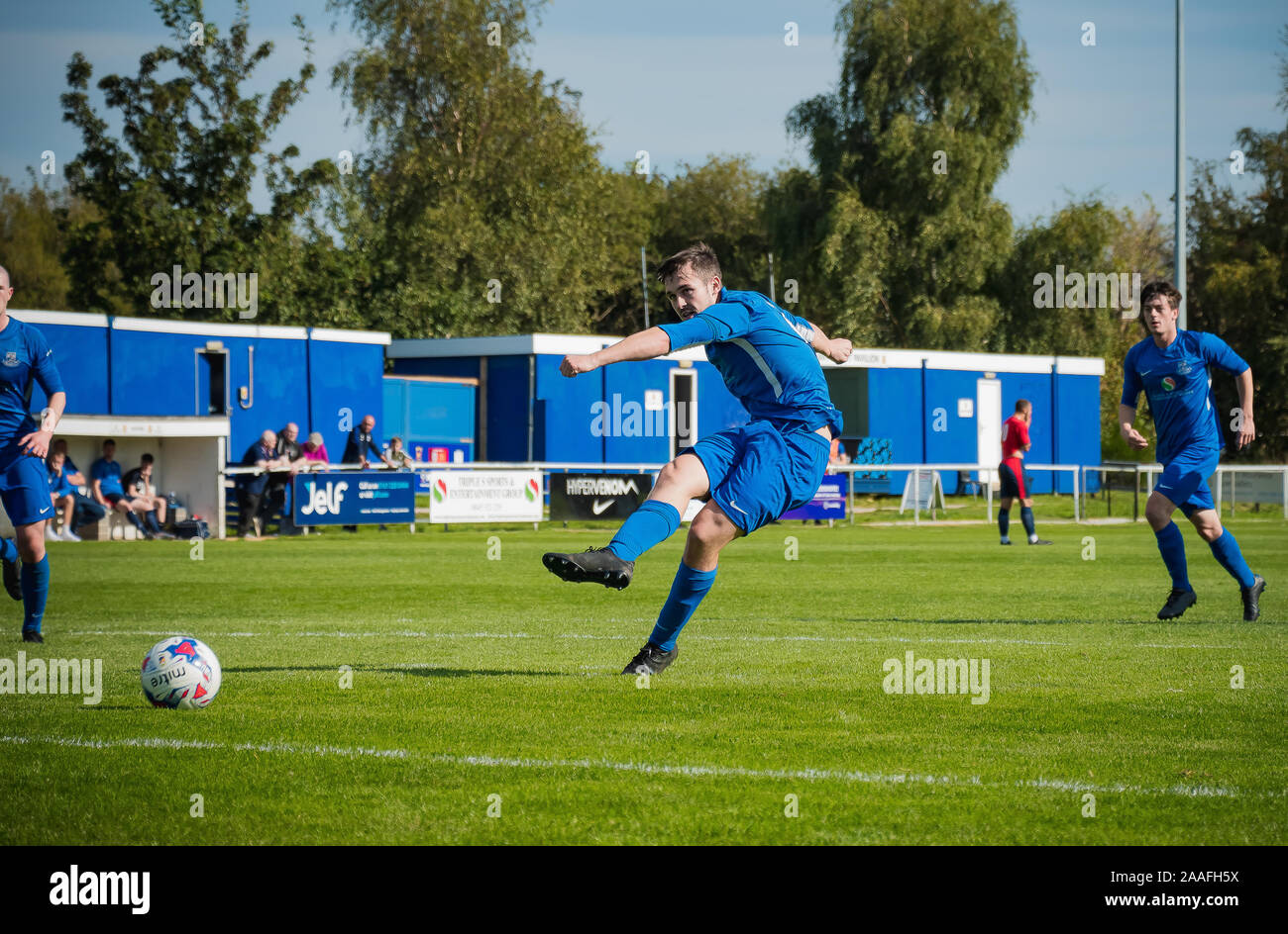 Rylands v Rossington FA Vase Football Match Stock Photo Alamy