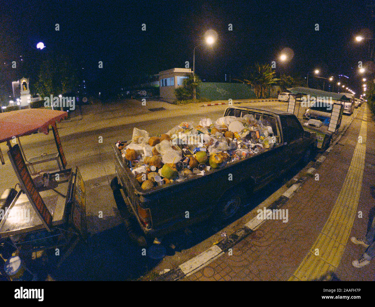 garbage in the car waste, car, truck, vehicle, trash, clean, recycling