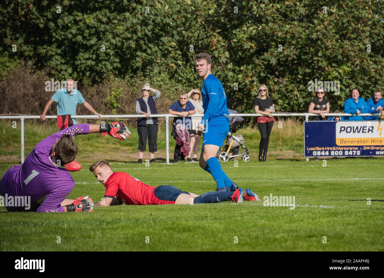Rylands V Rossington Fa Vase Football Match Stock Photo
