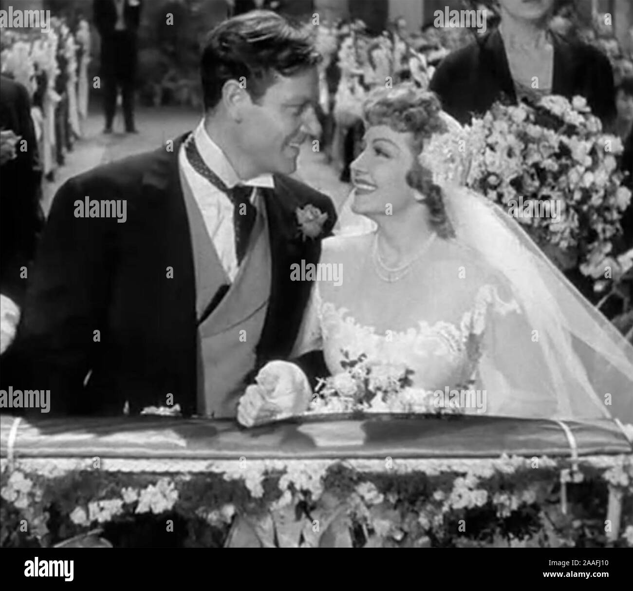 THE PAM BEACH STORY 1942 film with Claudette Colbert and Joel McRea Stock Photo