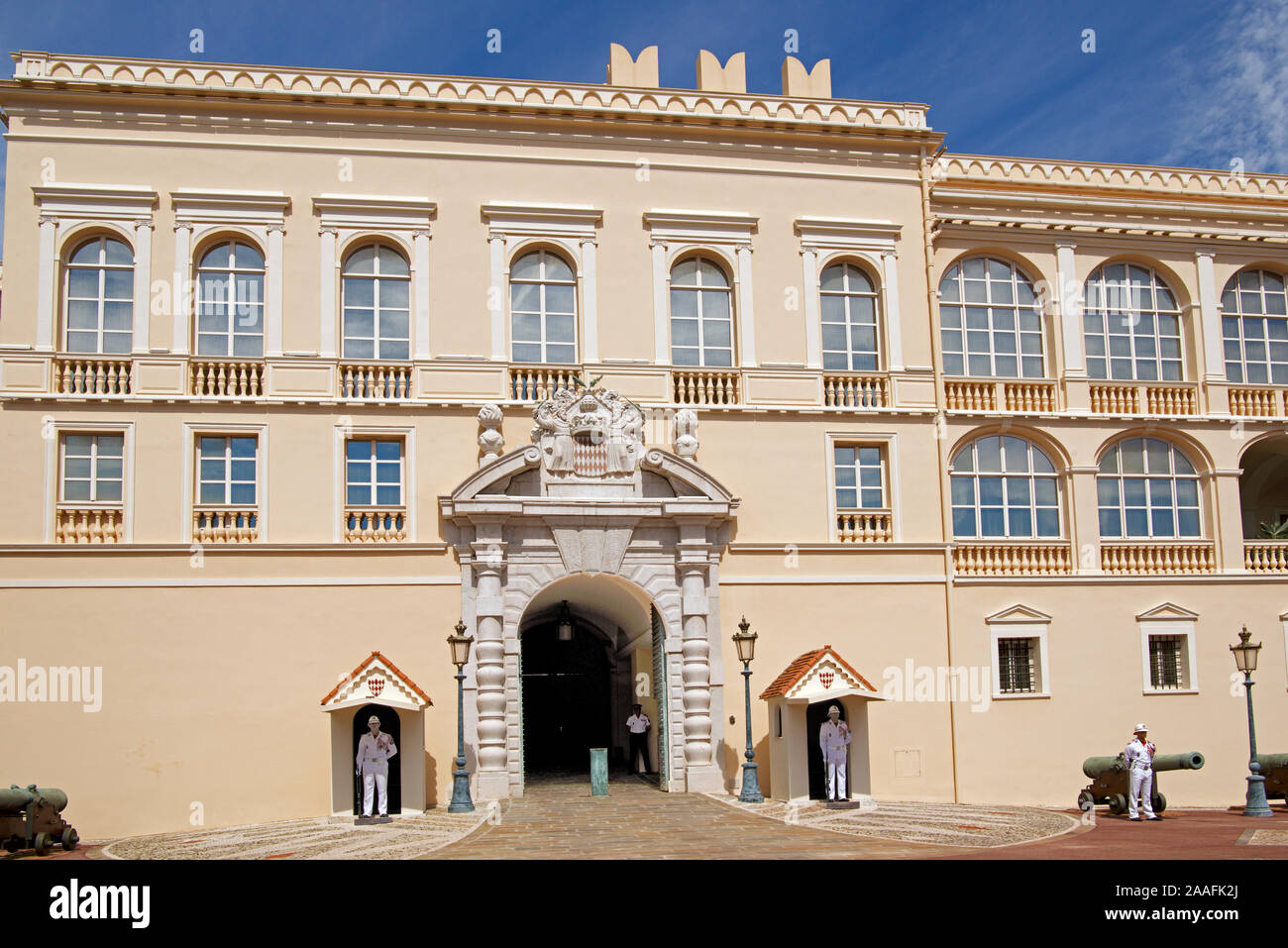 Facade Princes Palace Monte Carlo Monaco Stock Photo