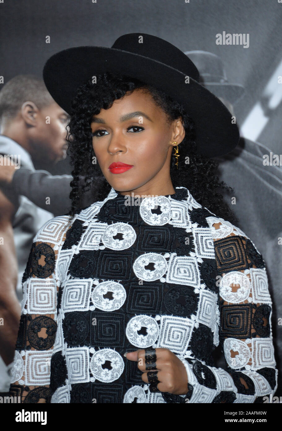 LOS ANGELES, CA - NOVEMBER 19, 2015: Singer Janelle Monae at the ...