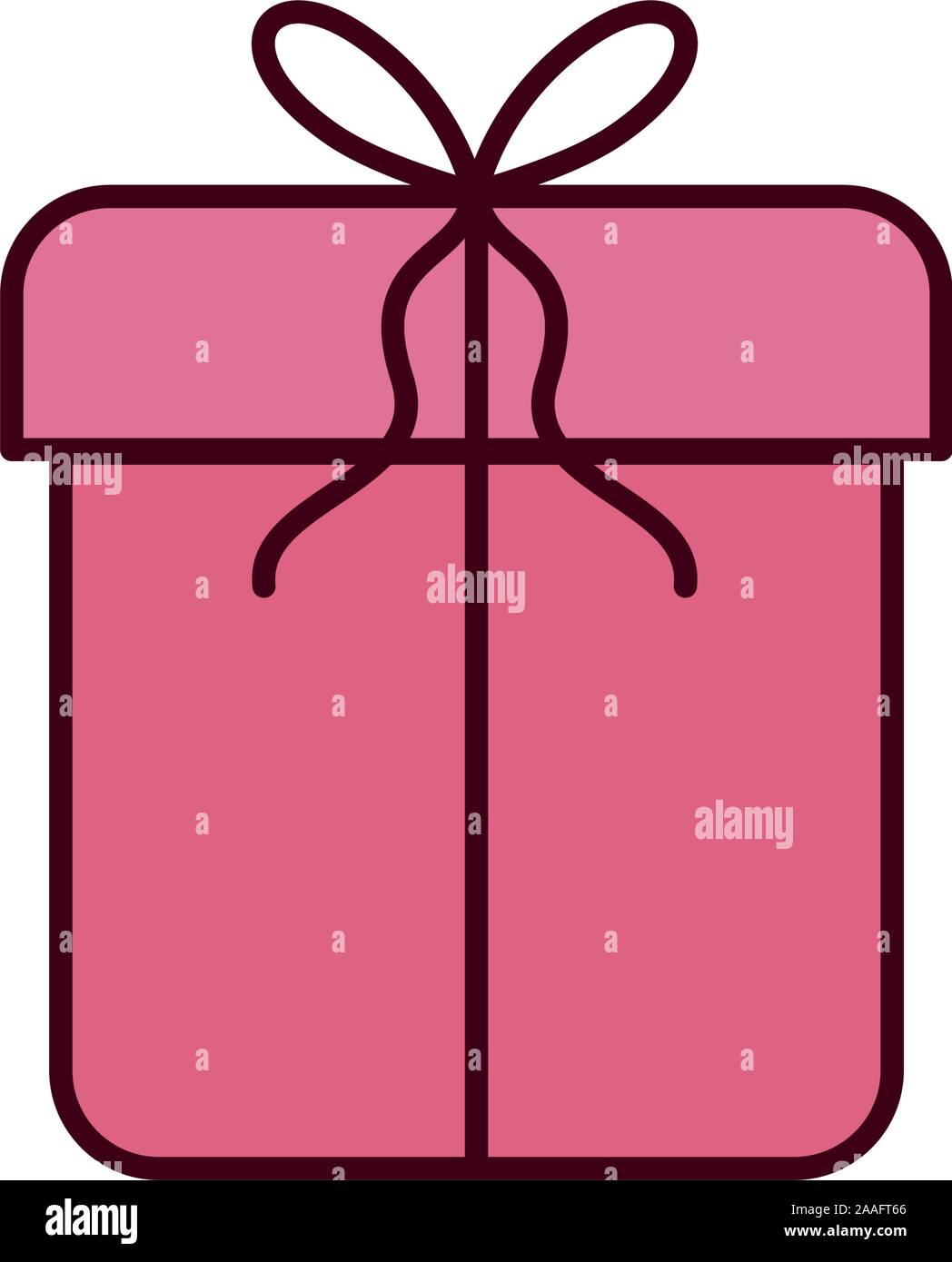 Isolated gift icon fill vector design Stock Vector Image & Art - Alamy