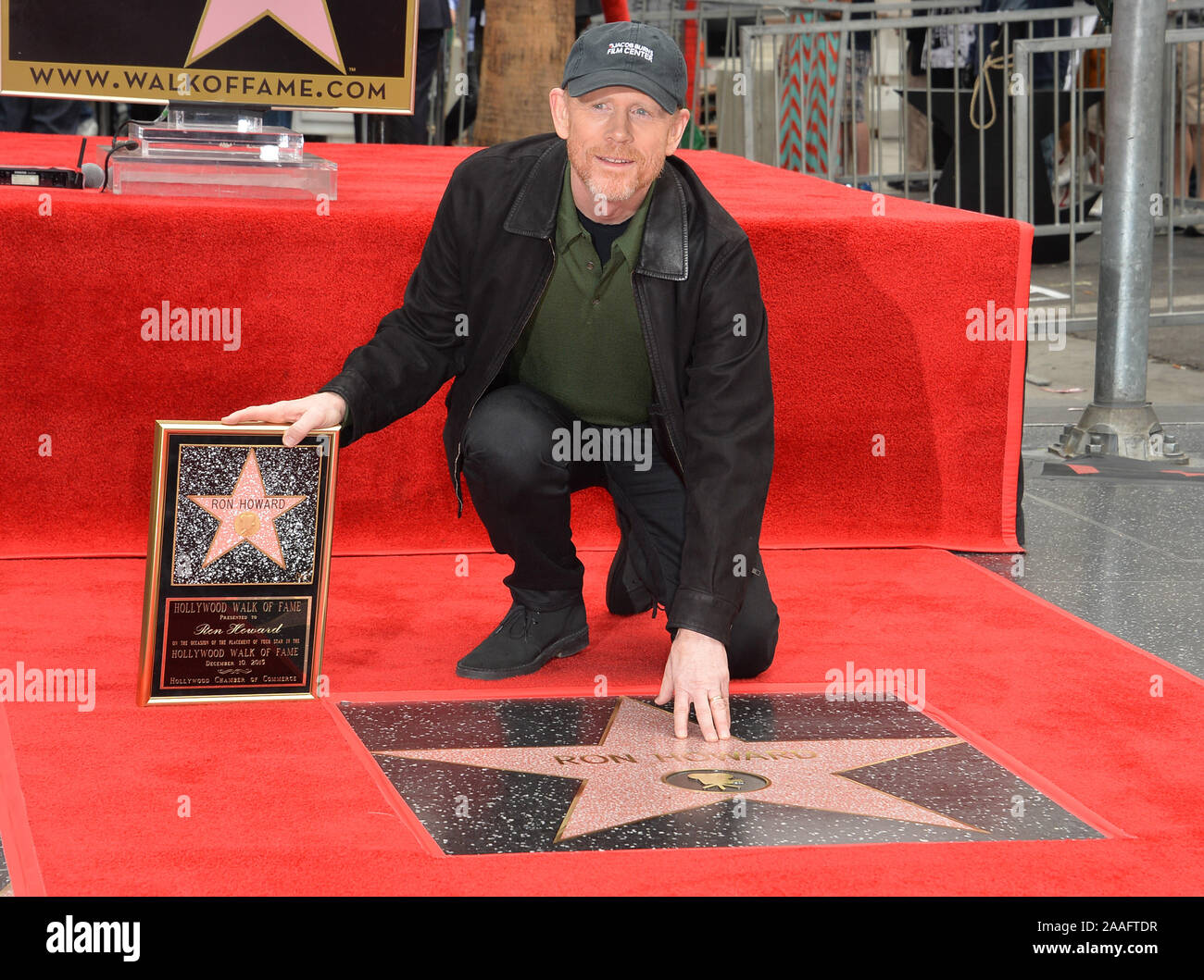 LOS ANGELES, CA - DECEMBER 10, 2015: Director Ron Howard at Ron Howard
