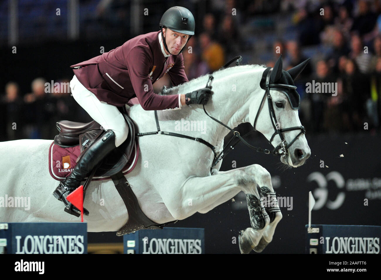 Prague Czech Republic. 21st Nov 2019. Michael Whitaker riding