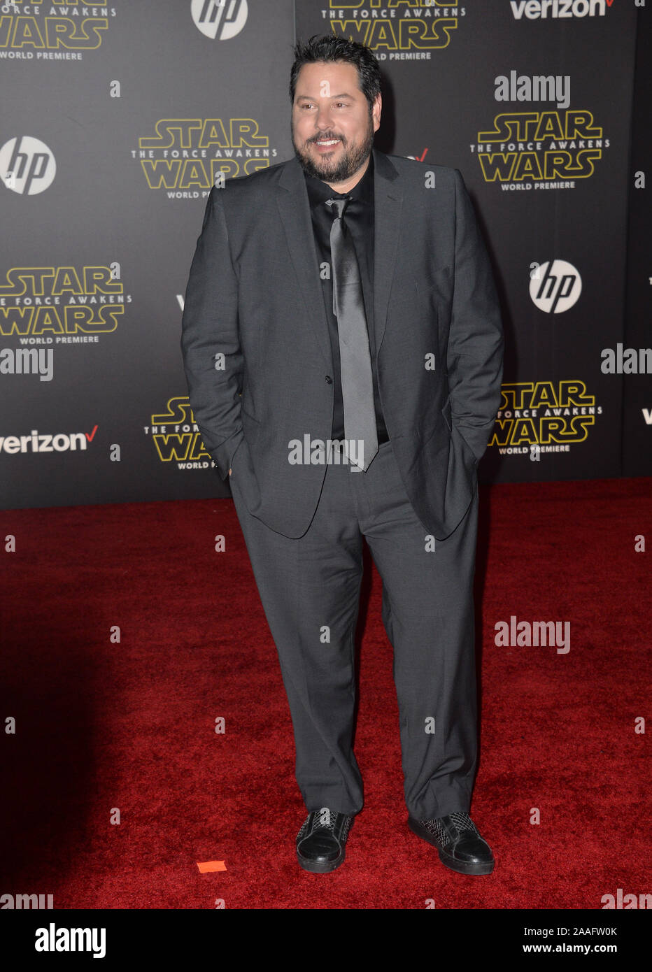 LOS ANGELES, CA - DECEMBER 14, 2015: Actor Greg Grunberg at the world ...