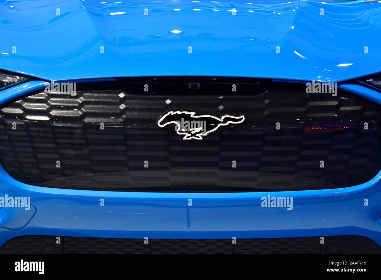 Bordeaux Aquitaine France 06 14 2020 : Ford Mustang Carro Da
