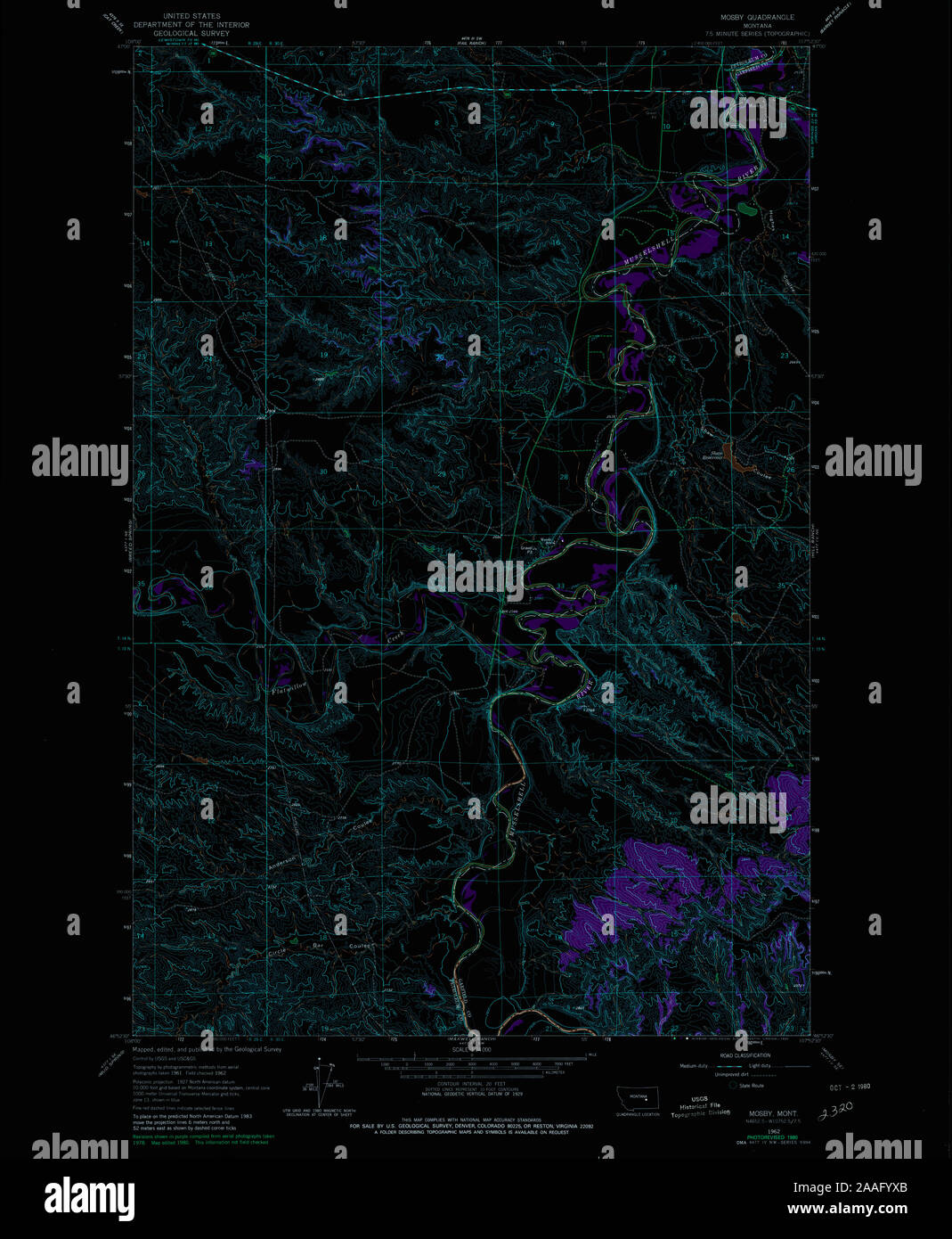 Map of mosby montana hires stock photography and images Alamy
