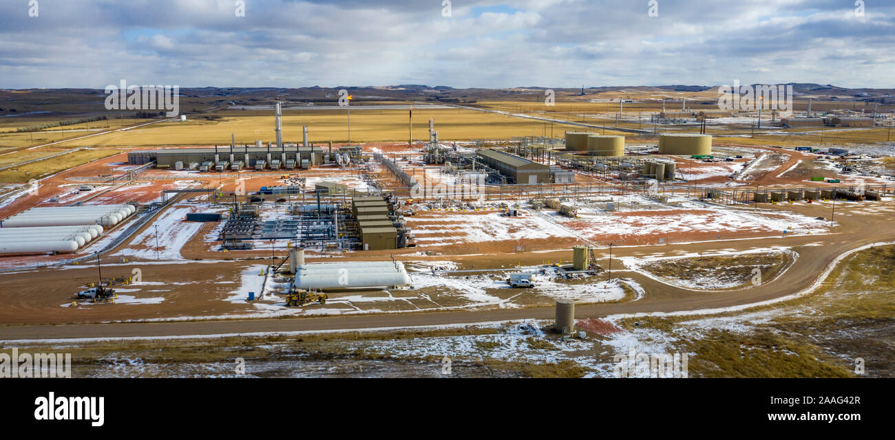Watford City, North Dakota Oil production in the Bakken shale