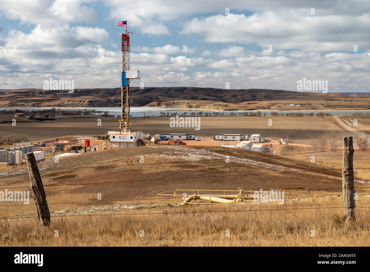Watford City, North Dakota Oil production in the Bakken shale