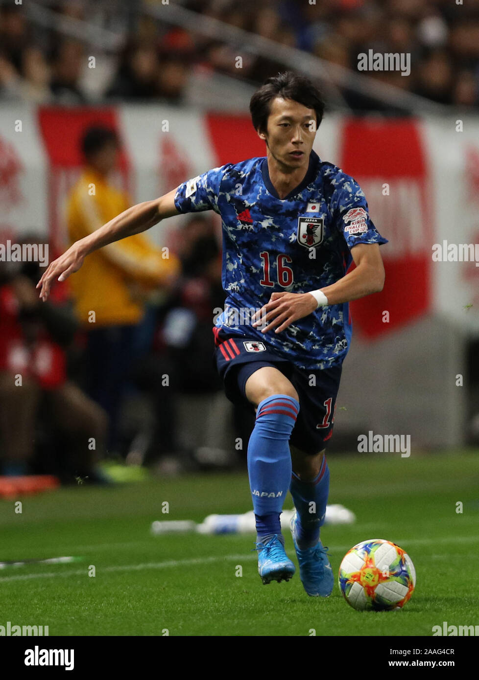 Osaka, Japan. 19th Nov, 2019. Sei Muroya (JPN) Football/Soccer