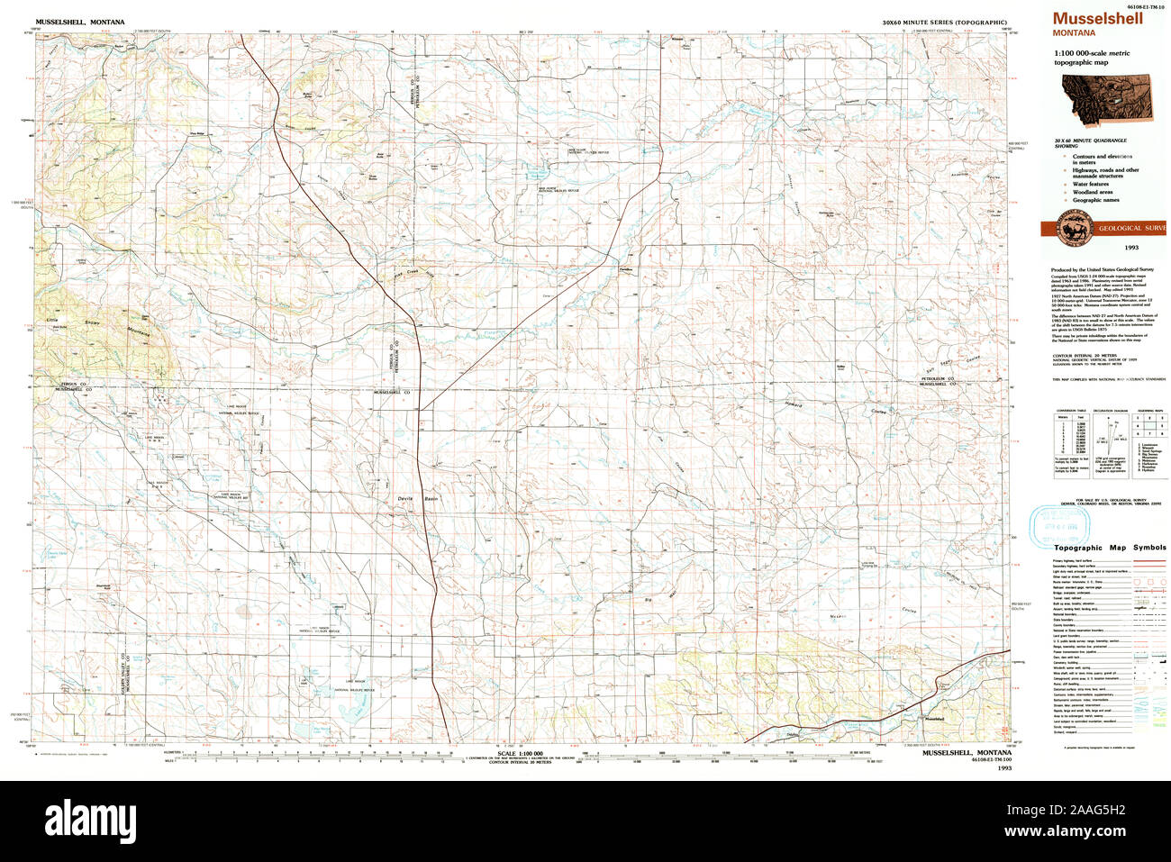 Map of musselshell hi-res stock photography and images - Alamy