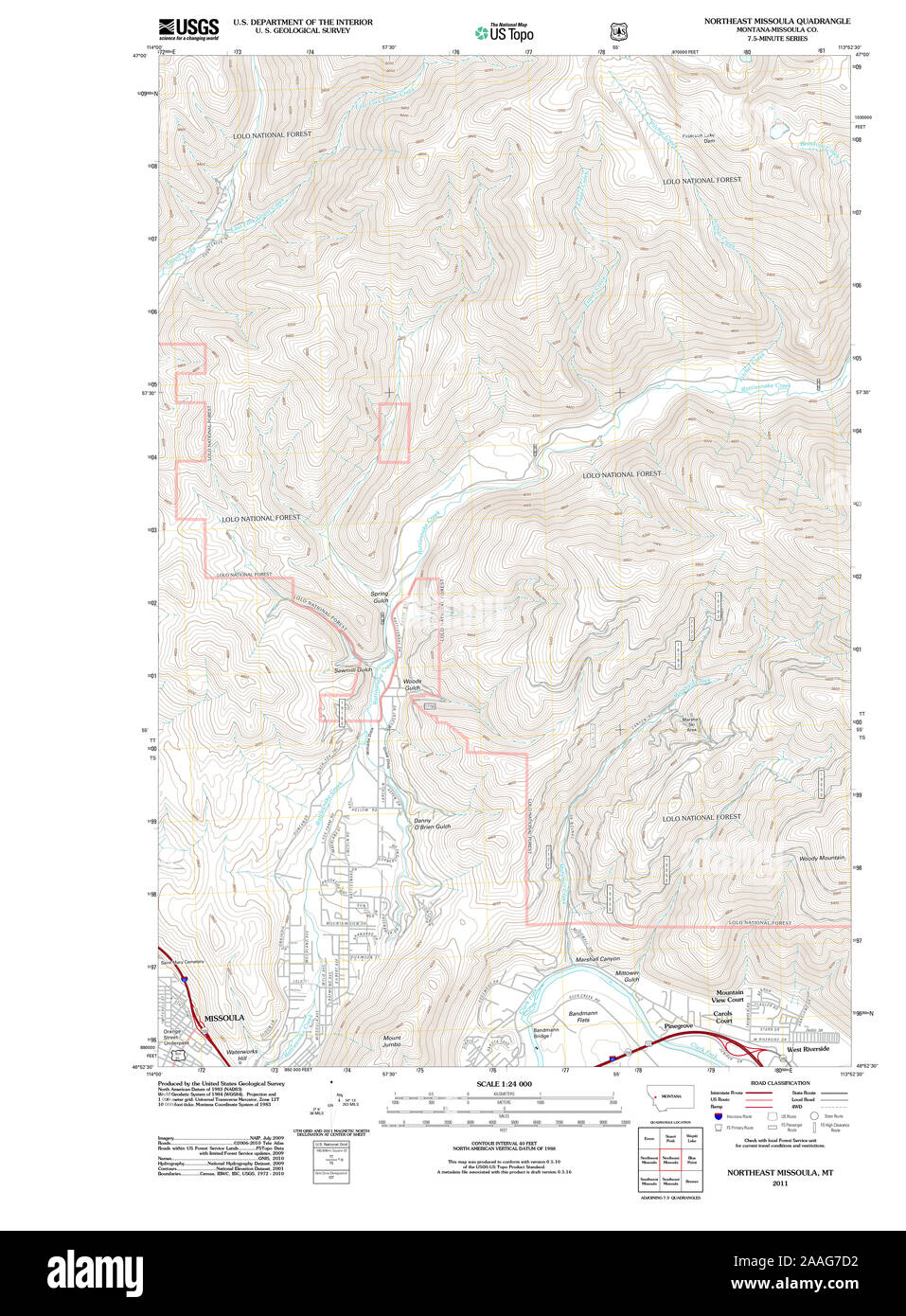 Map of missoula montana hi res - Usgs Topo Map Montana Mt Northeast Missoula 20110608 Tm Restoration 2AAG7D2 