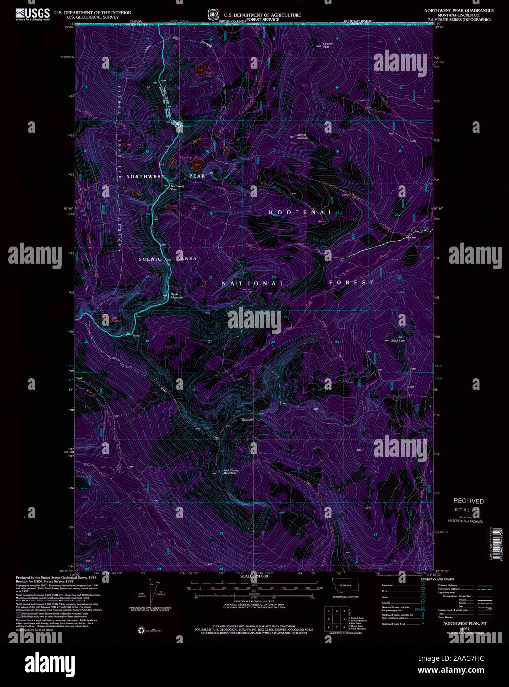 High-Resolution Montana Map