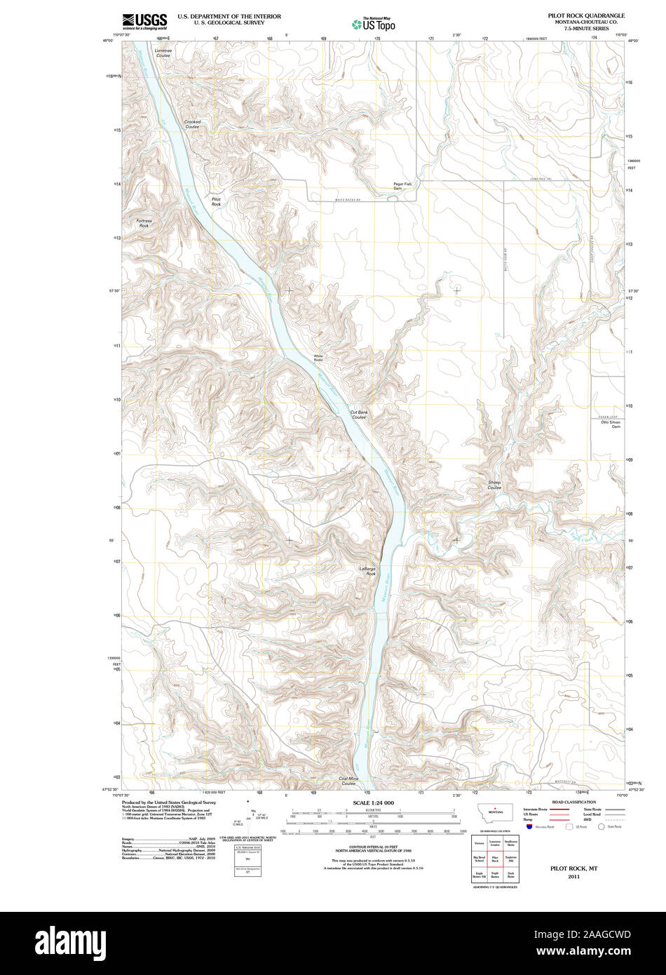Map of pilot rock Cut Out Stock Images & Pictures Alamy