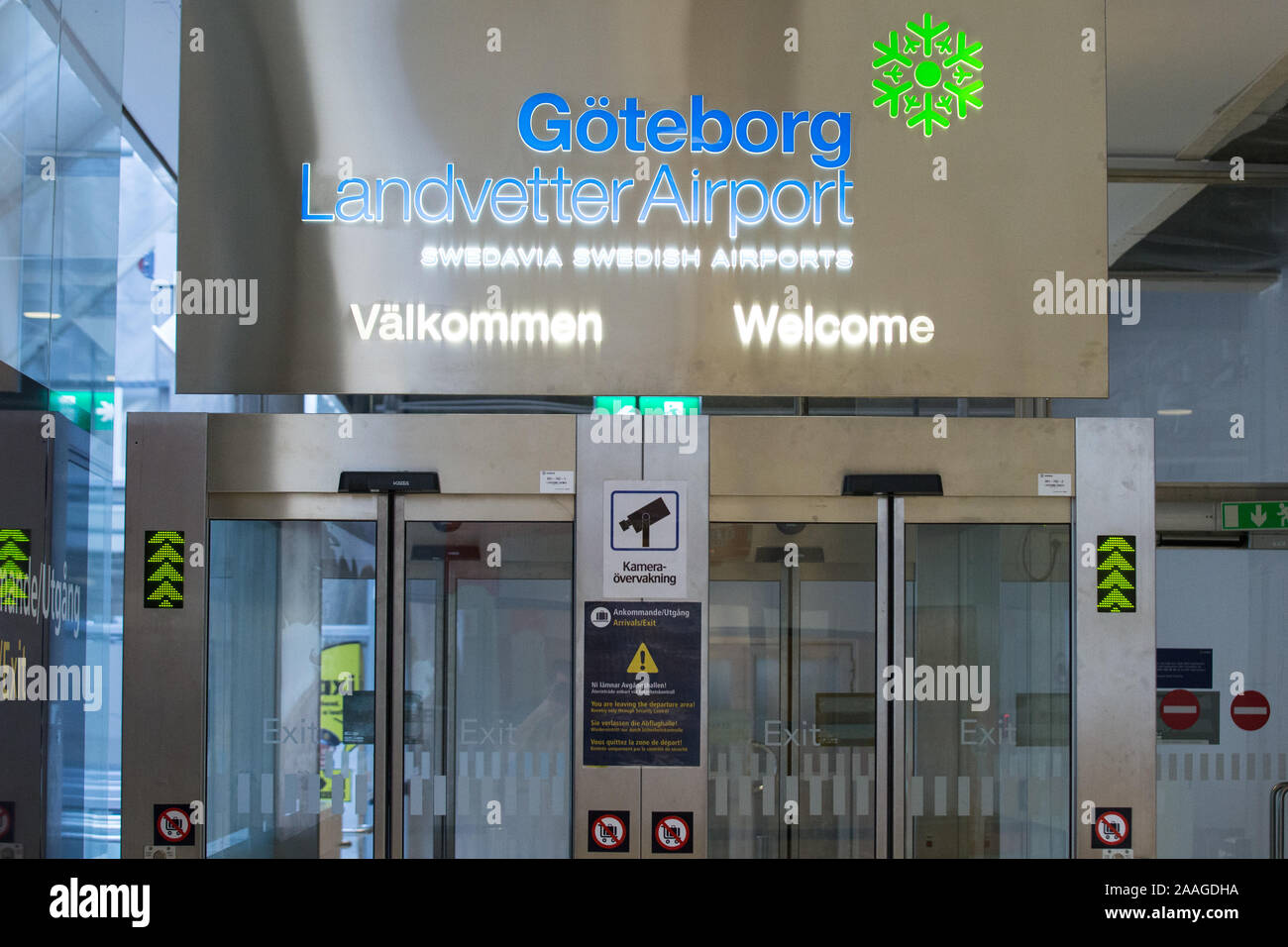 Landvetter Airport, an international airport located 25 km