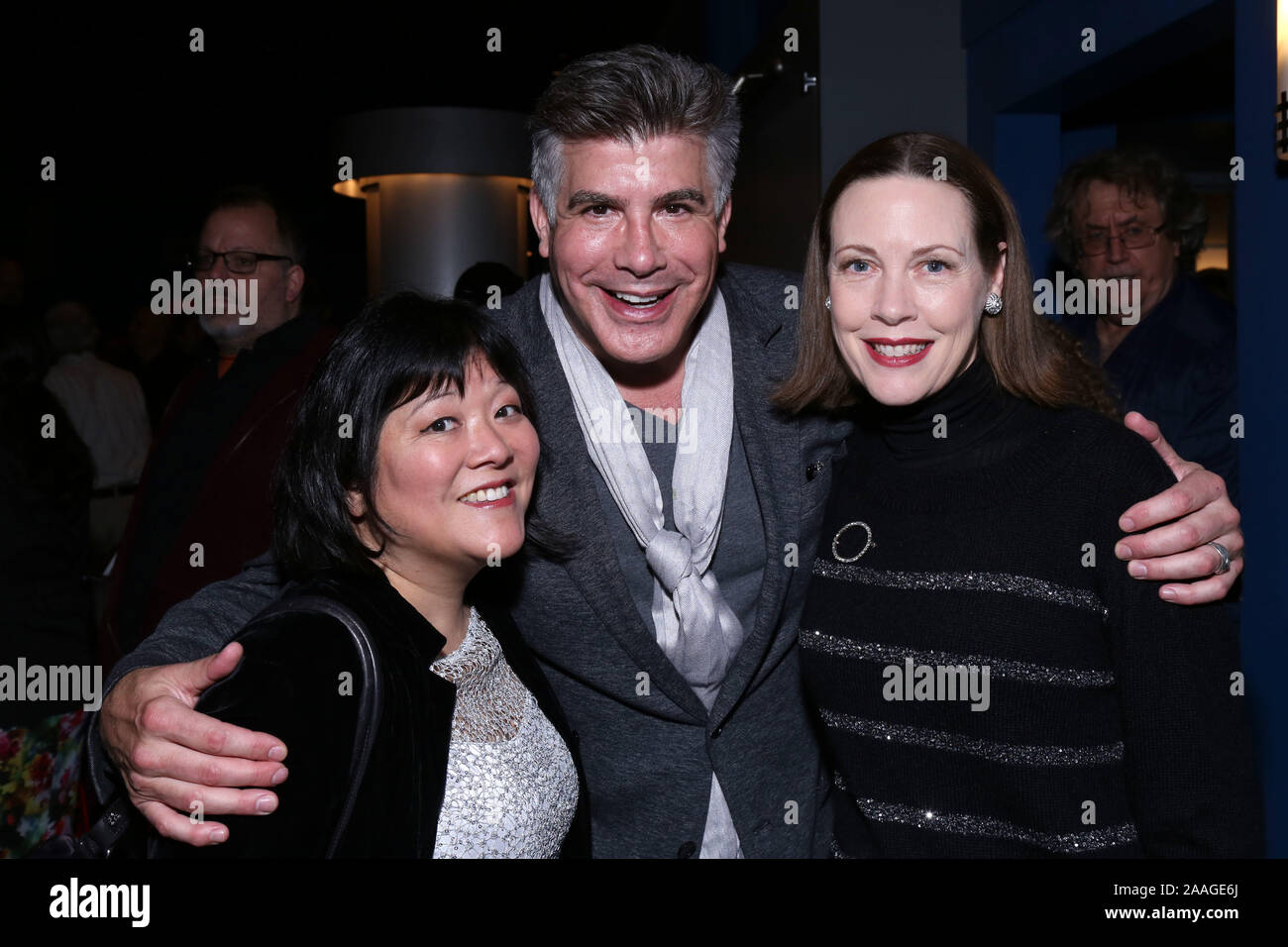 Red Bull Theater Benefit Concert of Return To The Forbidden Planet at Symphony Space - Arrivals. Featuring: Ann Harada, Bryan Batt, Veanne Cox Where: New York, New York, United States When: 22 Oct 2019 Credit: Joseph Marzullo/WENN.com Stock Photo