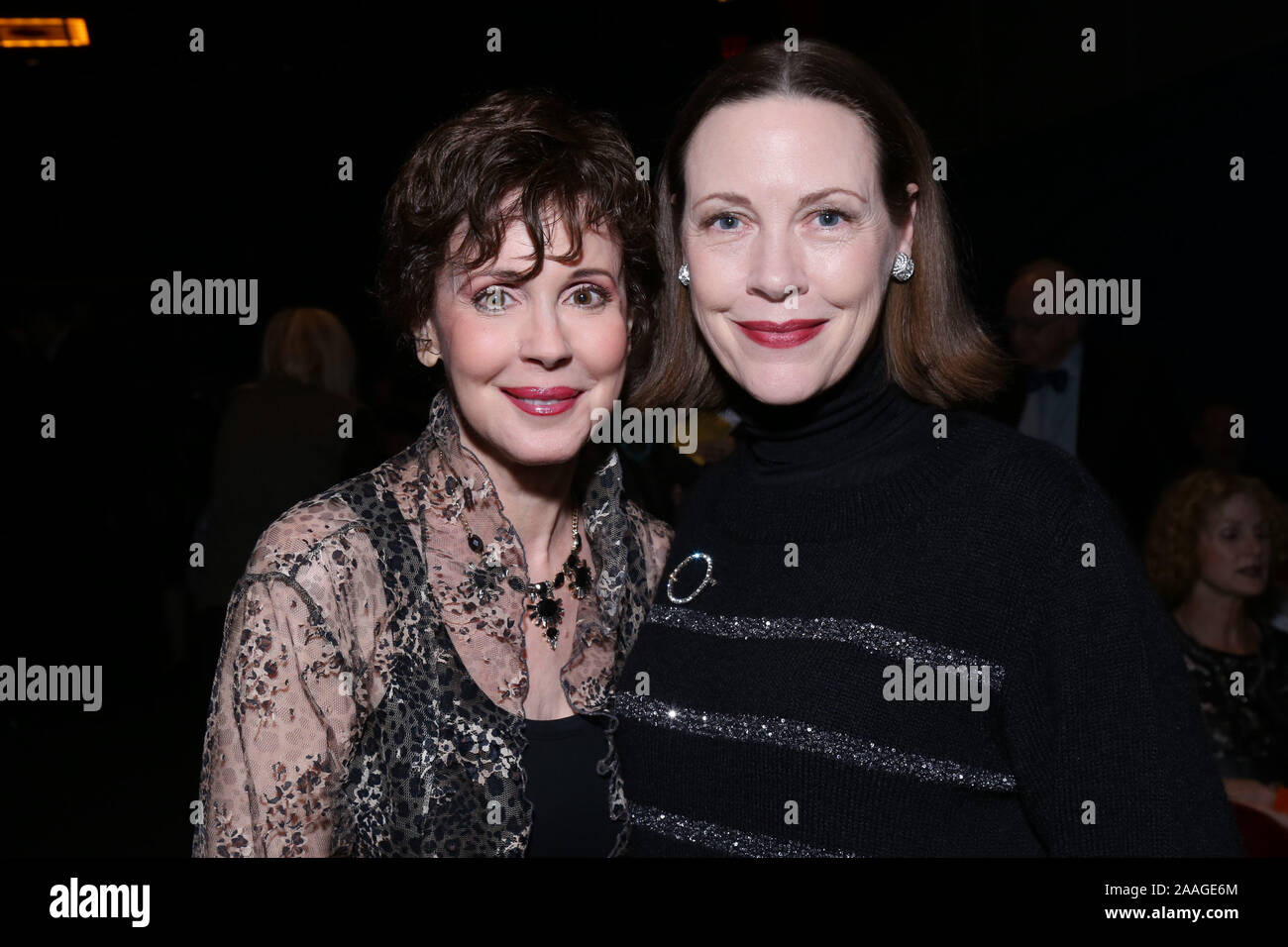 Red Bull Theater Benefit Concert of Return To The Forbidden Planet at Symphony Space - Arrivals. Featuring: Crista Moore, Veanne Cox Where: New York, New York, United States When: 22 Oct 2019 Credit: Joseph Marzullo/WENN.com Stock Photo