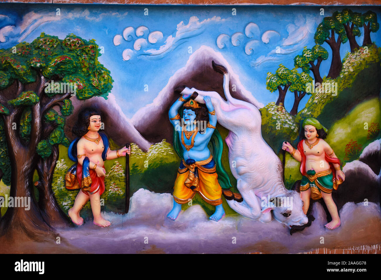 Krishna killing hires stock photography and images Alamy