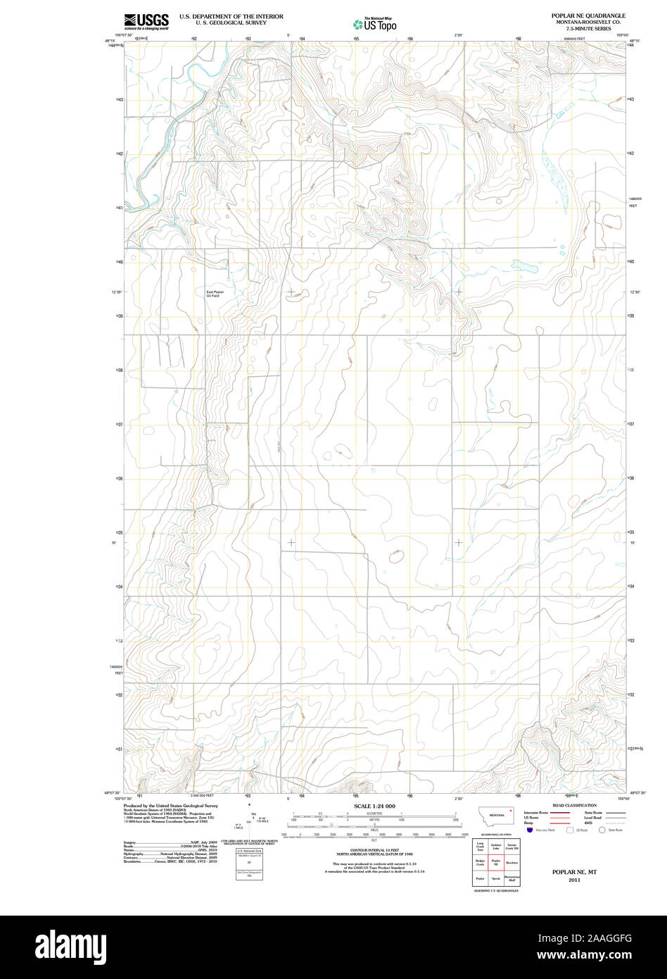 Map of poplar montana Cut Out Stock Images & Pictures Alamy