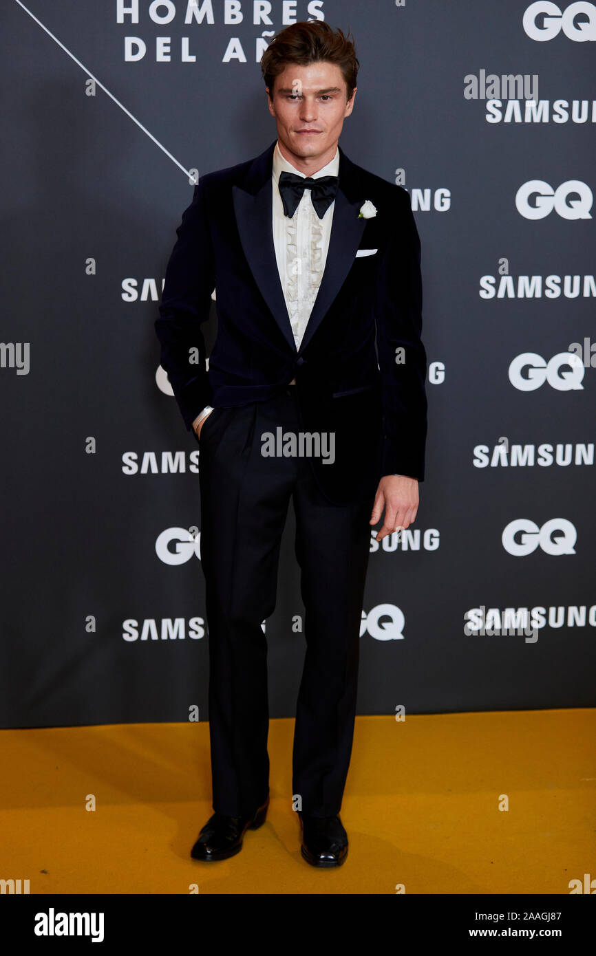 Oliver Cheshire attends the GQ Awards Man of the Year 2019 at Westin Palace Hotel in Madrid. Stock Photo