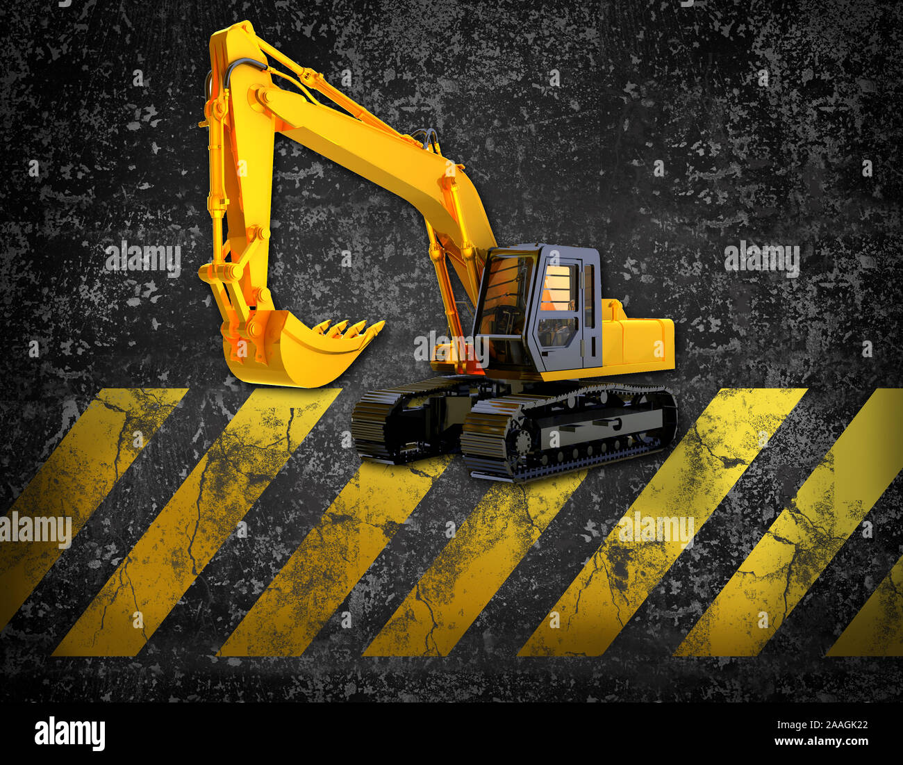 Under construction background - grunge background wallpaper Stock Photo