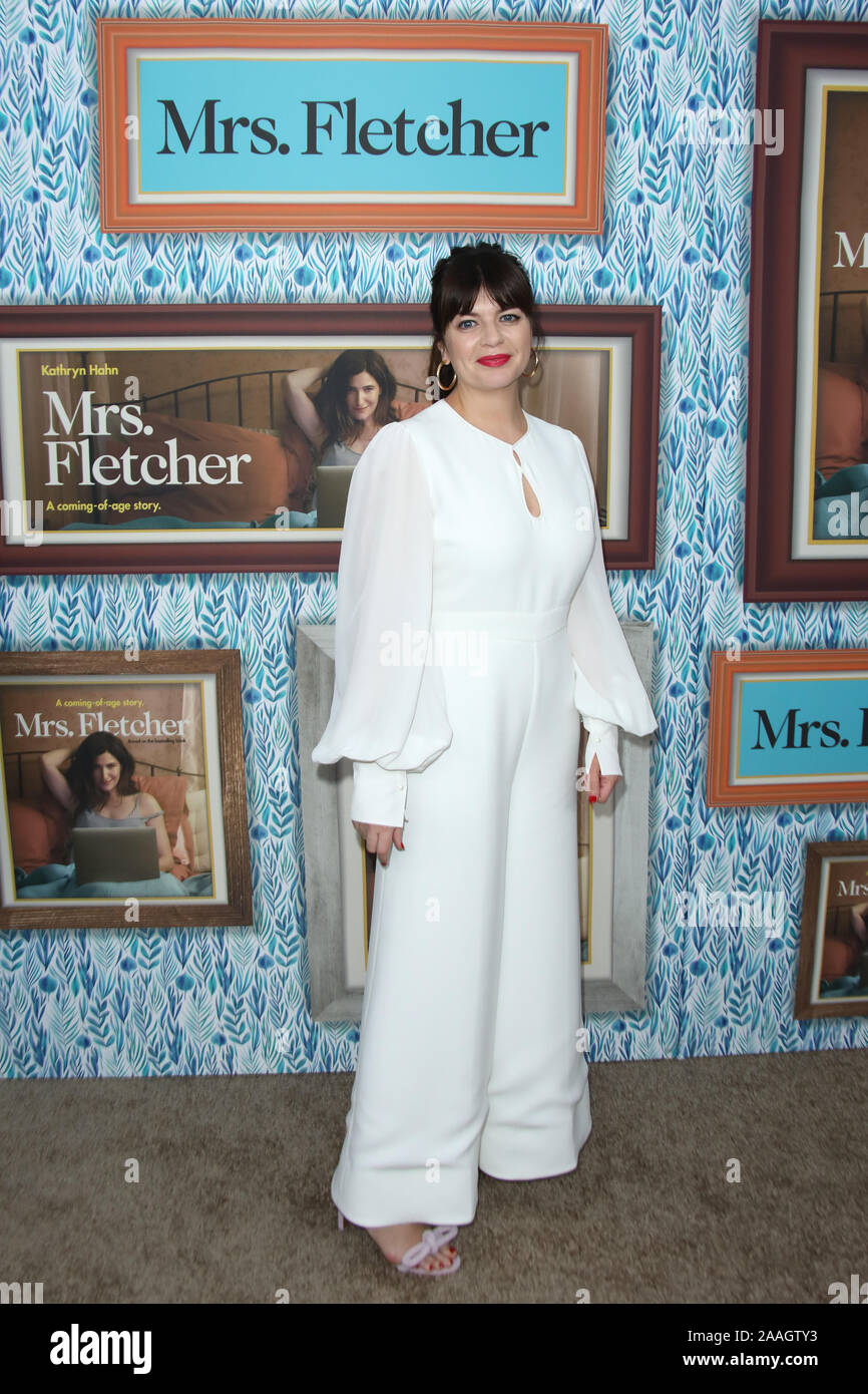 HBO’s ‘Mrs. Fletcher’ Los Angeles Premiere at Avalon Hollywood in Los Angeles, California on October 21, 2019 Featuring: Casey Wilson Where: Los Angeles, California, United States When: 22 Oct 2019 Credit: Sheri Determan/WENN.com Stock Photo