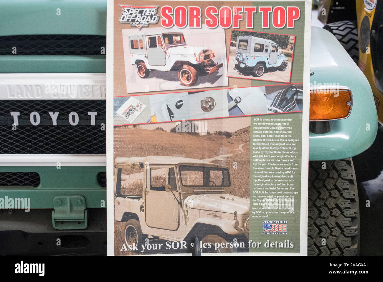 Spectre Off Stock Photo - Toyota Land Cruiser exhibit at Spectre Off-Road in Los ...