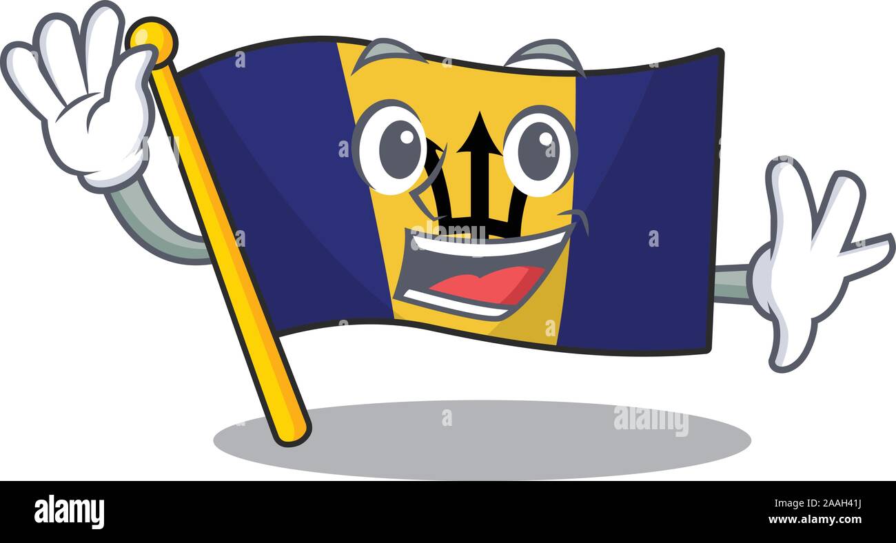 Big smile flag barbados Waving hands cartoon character Stock Vector Image & Art - Alamy Big smile flag barbados Waving hands cartoon character Stock Vector Image & Art - Alamy