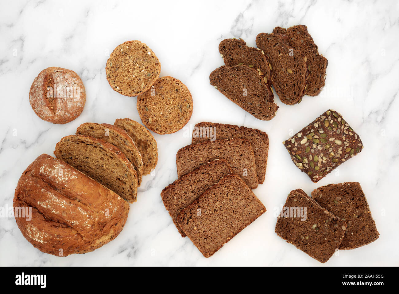 Low glycemic healthy bread variety for diabetics high in antioxidants
