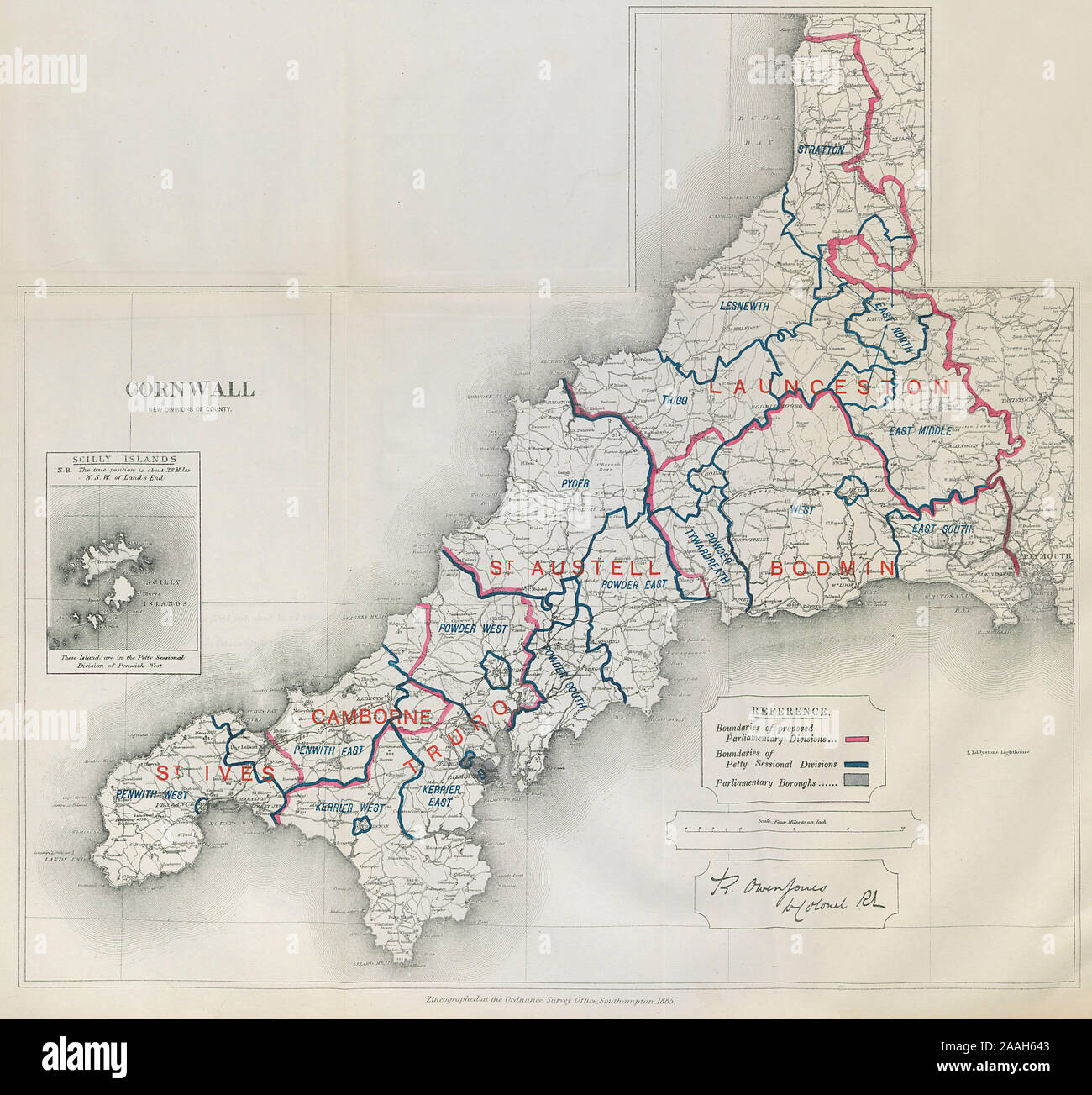 St Austell Map Of Cornwall Vintage Cornwall Map St Austell High Resolution Stock Photography And  Images - Alamy