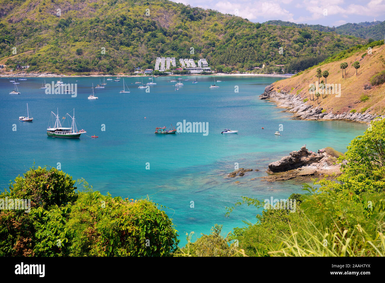 Blick auf Nai Harni Beach , Phuket, Thailand Stock Photo