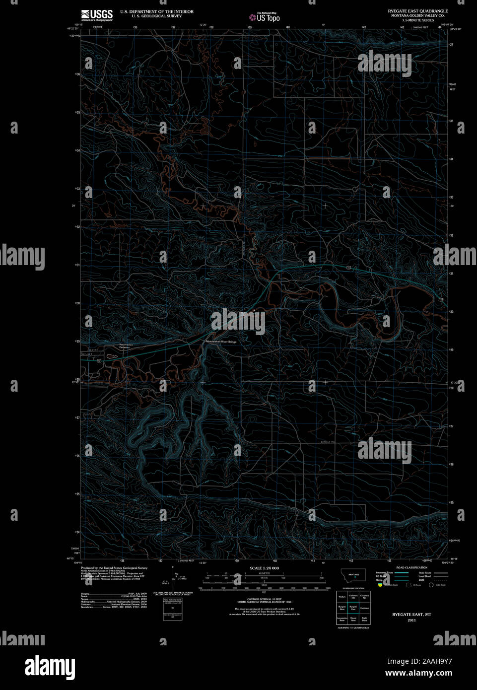 Map of ryegate hires stock photography and images Alamy