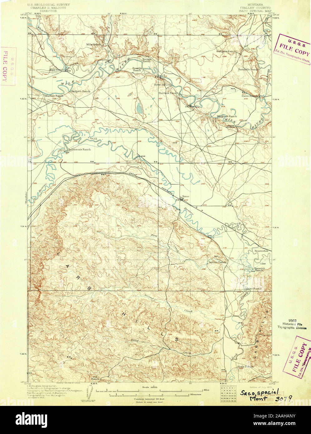 Saco montana map hires stock photography and images Alamy