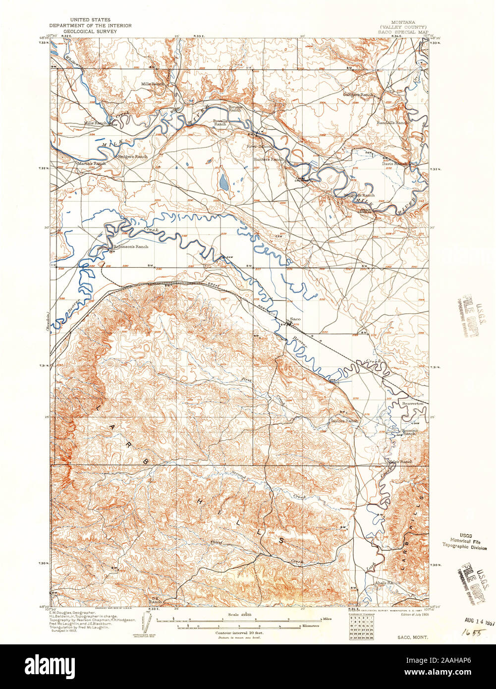 Map of saco montana hires stock photography and images Alamy